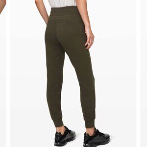 Lululemon Warm Down Jogger II 28" Dark Olive Size 4